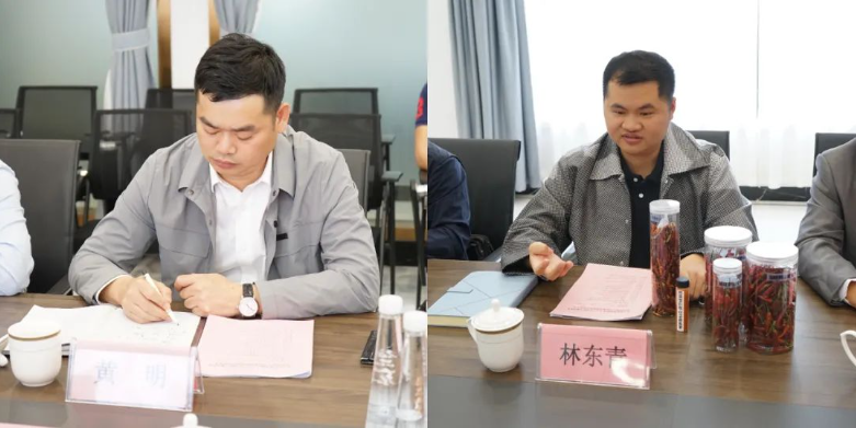 千姿公司与广东菜篮子现代农业管理有限公司洽谈项目合作事宜